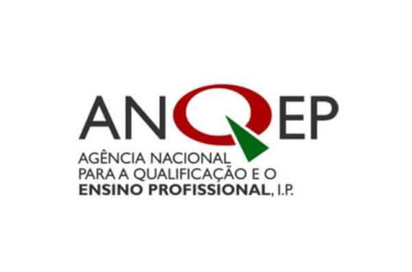 Logo da Agência Nacional para a qualificação e o Ensino Profissional