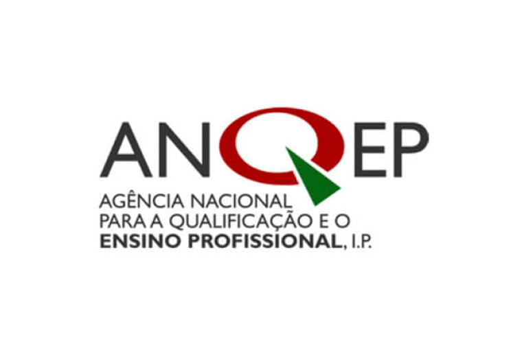 Logo da Agência Nacional para a qualificação e o Ensino Profissional