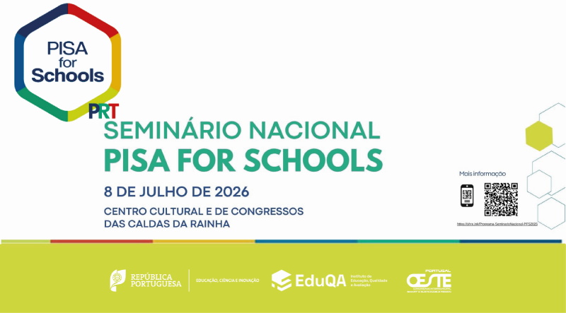 Banner Seminário Nacional Pisa for Schools